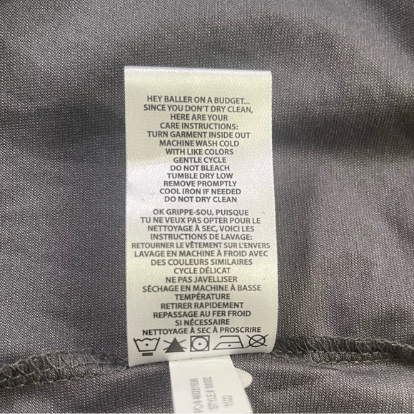 Travis Mathew The Crew Tee T-Shirt S Grey Pinstripe The Eco Collection 1MX382 - Picture 9 of 9